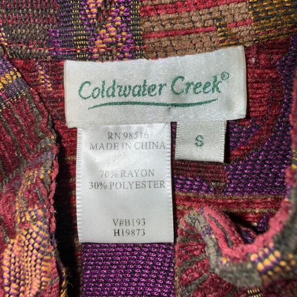 Rare Vintage boho festival coldwater creek tapestry jacket - Picture 4 of 4
